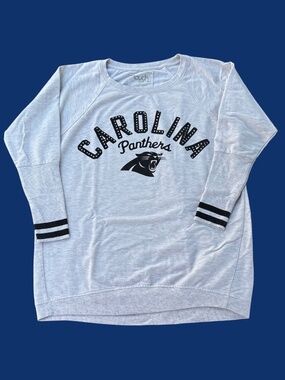 NFL Carolina Panthers Women’s L Pullover, Game Day Stadium Fan Apparel